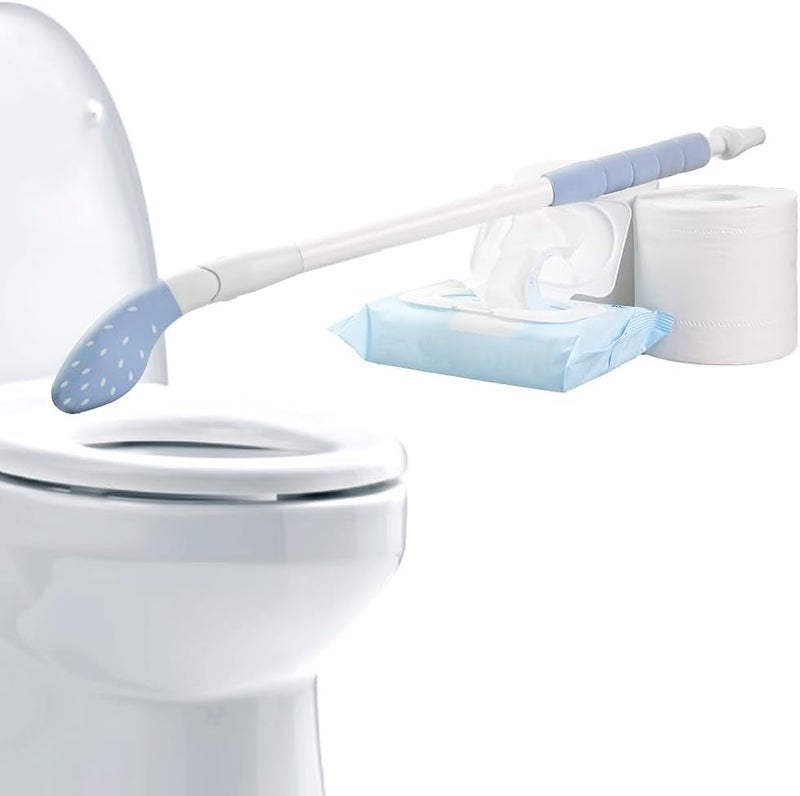 EASACE Toilet Wiping Aid, 18 Inch Extended Reach Comfort Tool, Self Assist Tissue Holder for Limited Mobility, Seniors - Image 2